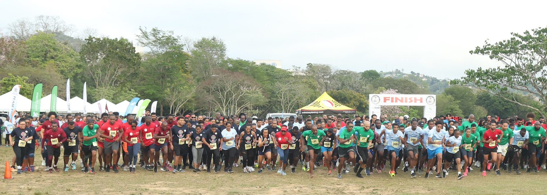 One Lap Savannah start line